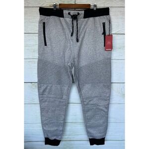 Truth Substance Jogger Pants Mens Size 4X Grey Moto Skinny Fleece Joggers New